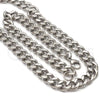 Stainless Steel Necklace and Bracelet, Steel Finish, 04.113.1737