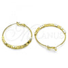 Oro Laminado Medium Hoop, Gold Filled Style Polished, Golden Finish, 02.213.0448.40