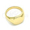 Oro Laminado Baby Ring, Gold Filled Style Polished, Golden Finish, 01.185.0015.04 (Size 4)