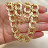 Oro Laminado Basic Necklace, Gold Filled Style Polished, Golden Finish, 04.331.0004.36