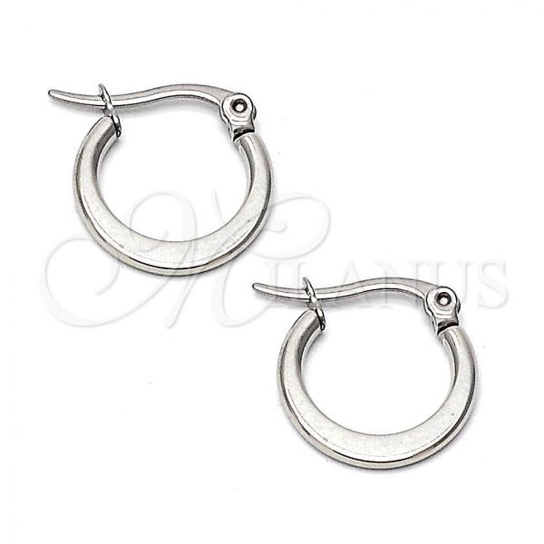 Stainless Steel Children Hoop, Steel Finish, 033688.1.15