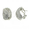 Rhodium Plated Stud Earring, with White Crystal, Polished, Rhodium Finish, 02.59.0067.1 *PROMO*