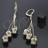 Oro Laminado Long Earring, Gold Filled Style Golden Finish, 5.083.005