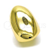 Oro Laminado Elegant Ring, Gold Filled Style Chunky Design, Polished, Golden Finish, 01.213.0052