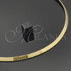 Oro Laminado Basic Necklace, Gold Filled Style Herringbone Design, Polished, Golden Finish, 04.63.1167.18