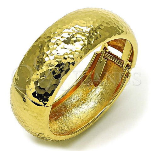 Oro Laminado Individual Bangle, Gold Filled Style Chunky Design, Polished, Golden Finish, 07.307.0021.05