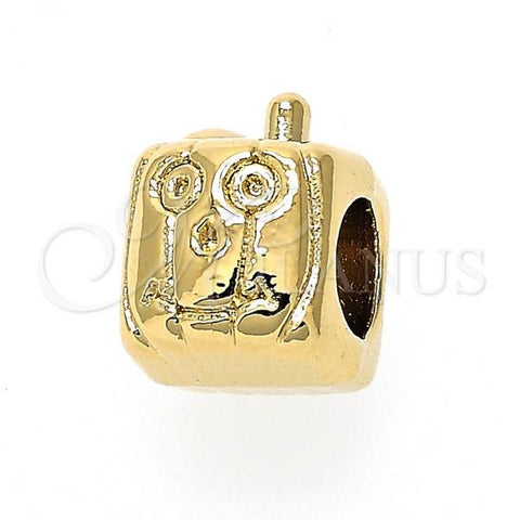 Oro Laminado Love Link Pendant, Gold Filled Style Golden Finish, 05.179.0022