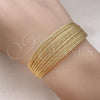 Oro Laminado Individual Bangle, Gold Filled Style Polished, Golden Finish, 07.284.0001