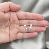 Sterling Silver Stud Earring, Star Design, Polished, Silver Finish, 02.399.0065
