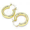 Oro Laminado Small Hoop, Gold Filled Style Polished, Golden Finish, 02.170.0314.25