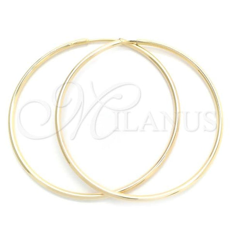 Oro Laminado Small Hoop, Gold Filled Style Polished, Golden Finish, 02.58.0081.40