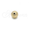 Oro Laminado Bead, Gold Filled Style Ball Design, Matte Finish, Golden Finish, 5.234.030.08.100