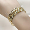 Oro Laminado Semanario Bangle, Gold Filled Style Polished, Golden Finish, 07.213.0018.04
