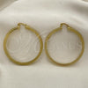 Oro Laminado Medium Hoop, Gold Filled Style Polished, Golden Finish, 5.136.023.45