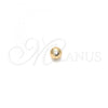 Oro Laminado Bead, Gold Filled Style Ball Design, Diamond Cutting Finish, Golden Finish, 5.234.026.04.100