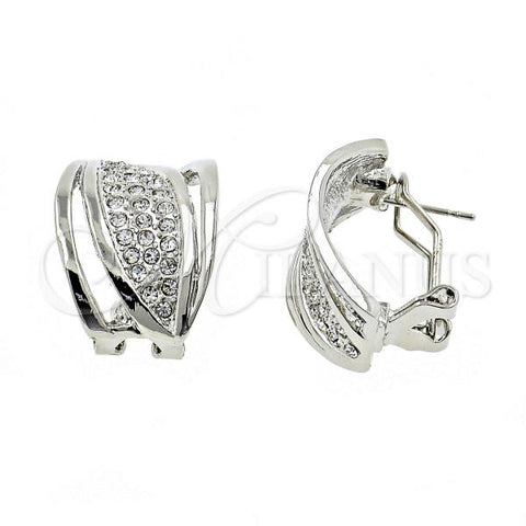 Rhodium Plated Stud Earring, with White Crystal, Polished, Rhodium Finish, 02.59.0071.1 *PROMO*
