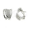 Rhodium Plated Stud Earring, with White Crystal, Polished, Rhodium Finish, 02.59.0071.1 *PROMO*