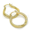 Oro Laminado Small Hoop, Gold Filled Style Polished, Golden Finish, 02.170.0165.25