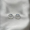 Sterling Silver Stud Earring, Polished, Silver Finish, 02.407.0001