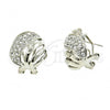 Rhodium Plated Stud Earring, with White Crystal, Polished, Rhodium Finish, 02.59.0068.1 *PROMO*