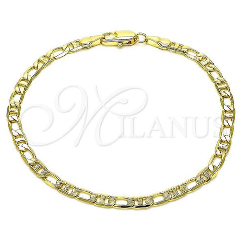 Oro Laminado Basic Bracelet, Gold Filled Style Polished, Golden Finish, 04.63.1420.08