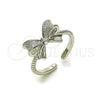 Rhodium Plated Elegant Ring, Bow Design, Matte Finish, Rhodium Finish, 01.60.0024.1