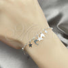 Sterling Silver Charm Bracelet, Dolphin Design, Polished, Silver Finish, 03.409.0011.07