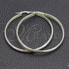 Sterling Silver Large Hoop, Polished, Silver Finish, 02.389.0183.50