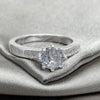 Sterling Silver Wedding Ring, with White Cubic Zirconia, Polished, Silver Finish, 01.398.0014.06