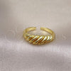 Oro Laminado Elegant Ring, Gold Filled Style Polished, Golden Finish, 01.196.0024