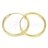 Oro Laminado Small Hoop, Gold Filled Style Polished, Golden Finish, 02.32.0555.20