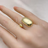 Oro Laminado Elegant Ring, Gold Filled Style Polished, Golden Finish, 01.341.0117