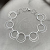 Sterling Silver Fancy Bracelet, Polished, Silver Finish, 03.392.0006.07