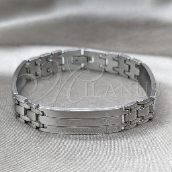 Stainless Steel Solid Bracelet, Polished, Steel Finish, 03.63.22935.08