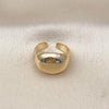 Oro Laminado Elegant Ring, Gold Filled Style Chunky Design, Polished, Golden Finish, 01.60.0019