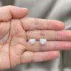 Sterling Silver Stud Earring, with Ivory Pearl, Polished, Silver Finish, 02.399.0052