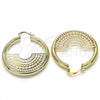 Oro Laminado Medium Hoop, Gold Filled Style Polished, Tricolor, 02.63.2643.1.40