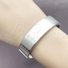 Rhodium Plated Individual Bangle, Polished, Rhodium Finish, 07.215.0017.1.05