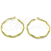 Oro Laminado Large Hoop, Gold Filled Style Polished, Golden Finish, 02.93.0002.50
