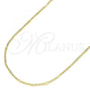 Oro Laminado Basic Necklace, Gold Filled Style Polished, Golden Finish, 04.213.0221.18