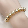 Oro Laminado Fancy Bracelet, Gold Filled Style Ball and Hollow Design, Polished, Golden Finish, 03.253.0101.07