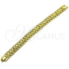 Oro Laminado Solid Bracelet, Gold Filled Style Matte Finish, Golden Finish, 03.213.0377.08