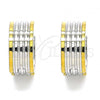Stainless Steel Huggie Hoop, Polished, Two Tone, 02.230.0001.3.20