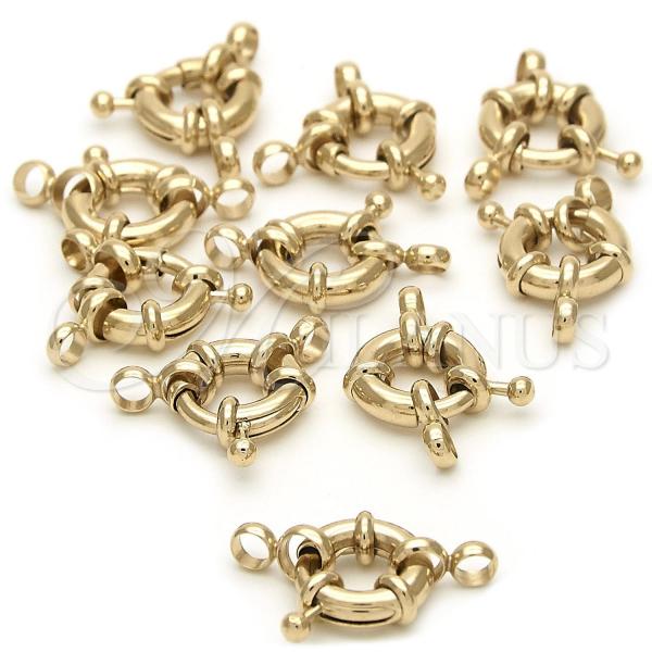 Oro Laminado Lock, Gold Filled Style Polished, Golden Finish, 12.63.0016