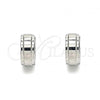 Stainless Steel Huggie Hoop, Polished, Steel Finish, 02.255.0011.10
