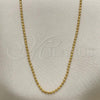 Oro Laminado Basic Necklace, Gold Filled Style Polished, Golden Finish, 04.58.0009.18