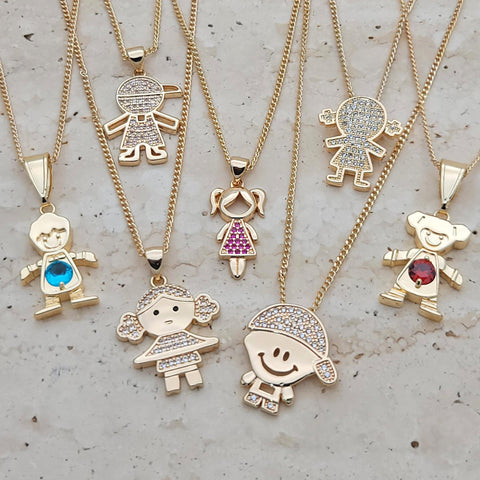 25 collares familiares ($4.00 cada uno) por $100 en capas de oro