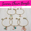 20 Brazaletes Summer Charm ($5.00 c/u) por $100 Gold Layered