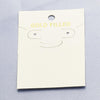 100 pcs Earrings, Pendants, Necklaces, or Sets Packing Display Cards 3in x 2in