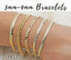 25pcs of 3mm and 4mm Basic Bracelets in Gold Layered ($4.00) ea